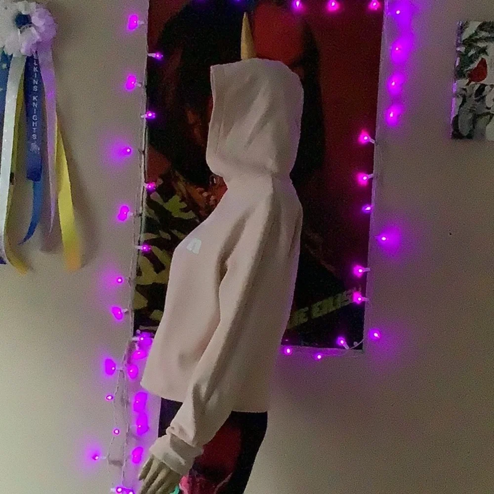 Womens I'm A Unicorn Top Hoodie Pullover Cropped Boxy - Picture 6 of 10